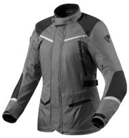 REV'IT! Voltiac 3 H2O Lady, Textiel motorjas dames, Grijs Zwart