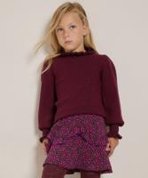 basic ruche trui met glitters