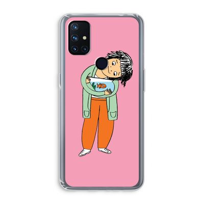 Visknuffel: OnePlus Nord N10 5G Transparant Hoesje