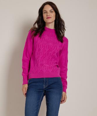 trui met kabeldessin trui met kabeldessin