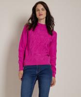 trui met kabeldessin trui met kabeldessin