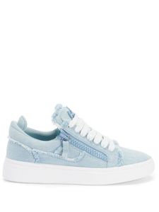 Giuseppe Zanotti GZ94 denim sneakers - Bleu