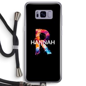 Abstract Spectrum: Samsung Galaxy S8 Plus Transparant Hoesje met koord