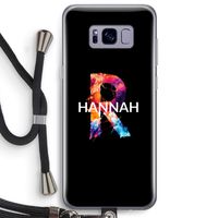 Abstract Spectrum: Samsung Galaxy S8 Plus Transparant Hoesje met koord