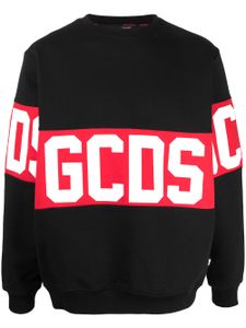 GCDS pull à logo imprimé - Noir