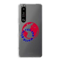 Run The World: Sony Xperia 1 III Transparant Hoesje