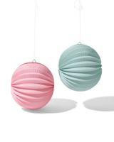 HEMA Lampion 25x25cm floraal - 2 stuks