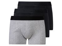 3 heren boxers (XL, Zwart/grijs) - thumbnail