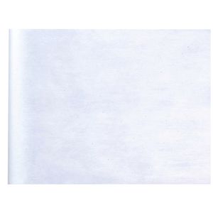 Tafelloper op rol - wit - 30 cm x 10 m - non woven polyester