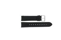 Horlogeband Hugo Boss HB-188-1-14-2543 / HB659302482 Leder Zwart 22mm