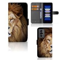 Xiaomi Poco F5 Pro | Telefoonhoesje | Met pasjeshouder | Leeuw