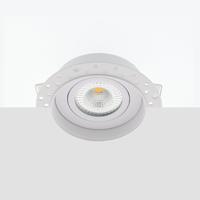 Bella Ondiepe LED trimless spot kantelbaar 5Watt rond WIT IP65 dimbaar - interne driver - thumbnail