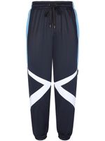 Dolce & Gabbana pantalon de jogging à design colour block - Bleu