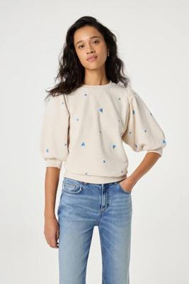 Fabienne Chapot Trui Jana SS | Oatmeal