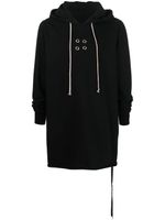 Rick Owens DRKSHDW hoodie en coton à manches longues - Noir Rick Owens DRKSHDW hoodie en coton à manches longues - Noir