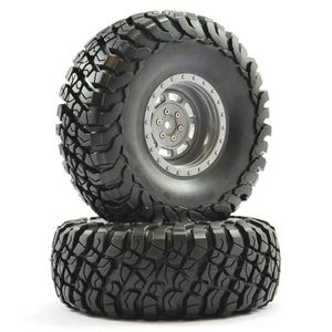 2.2" All Terrain Tyres Pre-Glued On Grey Wheels (FTX8766G)