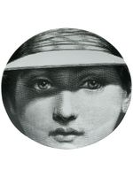 Fornasetti assiette imprimée - Noir - thumbnail