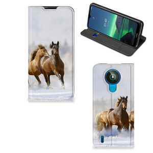 Nokia 1.4 Hoesje maken Paarden