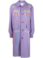 Mira Mikati Trui met borduurwerk - Paars - thumbnail