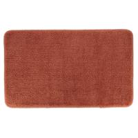 Tendance Badmat Aquarius - microfiber - hoogpolig - roestbruin - 45 x 75 cm - badkamer - antislip