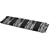 Creativ Company Stof, b: 145 cm, 140 gr, zwart, 10 m/ 1 rol