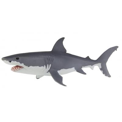 Safari LTD Speelgoed Witte haai - 4 x 13 cm - kunststof - speelfiguur - zeedieren