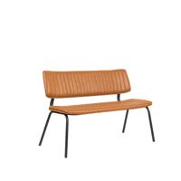 LABEL51 Eetkamerbank Gusto - Cognac - PU-Leder - 120 cm LABEL51 Eetkamerbank Gusto - Cognac - PU-Leder - 120 cm