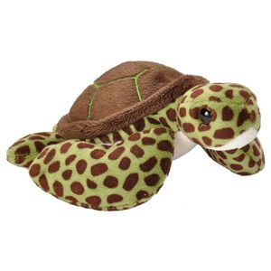 Pluche knuffel Zeeschildpad van 13 cm   -