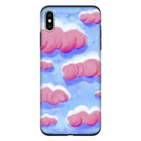 Roze wolken met vogels: iPhone XS Max Tough Case