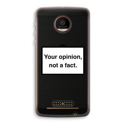 Your opinion: Motorola Moto Z Force Transparant Hoesje