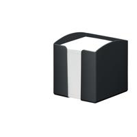 Memokubus durable eco zwart | 6 stuks