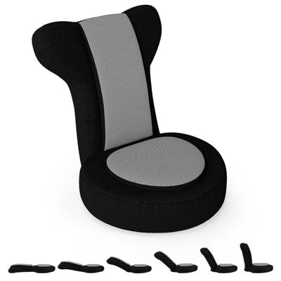 Vloerstoel met Verstelbare Hoofdsteun en Rugleuning