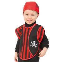 Verkleed poncho piraat - voor peuters - piratenponcho - piratenpak