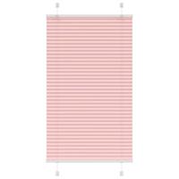 VidaXL Plissé rolgordijn 75x100 cm stofbreedte 74,4 cm polyester roze