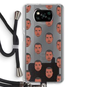 Kanye Call Me?: Xiaomi Poco X3 NFC Transparant Hoesje met koord