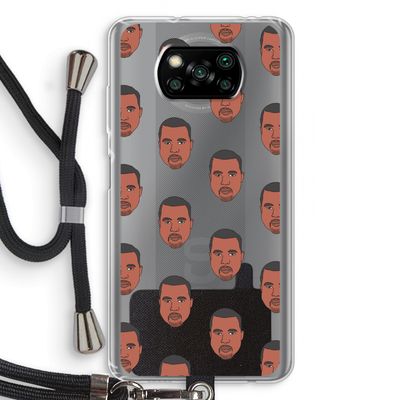 Kanye Call Me?: Xiaomi Poco X3 NFC Transparant Hoesje met koord