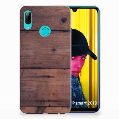 Huawei P Smart 2019 | Bumper Hoesje | Old Wood