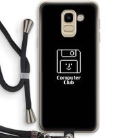 Hello: Samsung Galaxy J6 (2018) Transparant Hoesje met koord