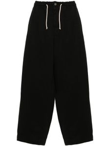 Société Anonyme pantalon fuselé à logo brodé - Noir