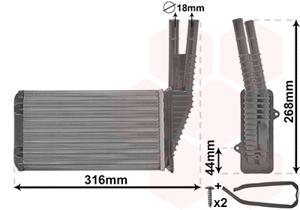 Van Wezel Kachelradiateur 09006313