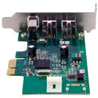 StarTech.com 3-poort 2b 1a Low Profile 1394 PCI Express FireWire Adapterkaart - thumbnail