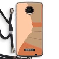 Bikini: Motorola Moto Z Force Transparant Hoesje met koord