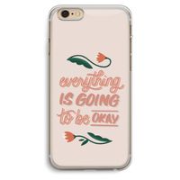 Optimistic flower girl: iPhone 6 Plus / 6S Plus Transparant Hoesje