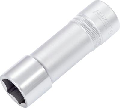 HAZET Dopsleutel 900LG-19 · 1/2 inch (12,5 mm) vierkant hol · Buiten-zeskant-tractieprofiel · SW 19 mm