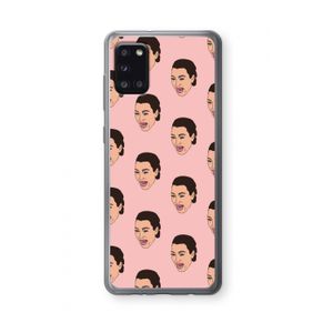 Ugly Cry Call: Samsung Galaxy A31 Transparant Hoesje
