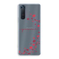 Kusjes: Sony Xperia 5 II Transparant Hoesje Kusjes: Sony Xperia 5 II Transparant Hoesje