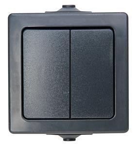Kopp SWD opbouw schakelaar serie antraciet - 4628270