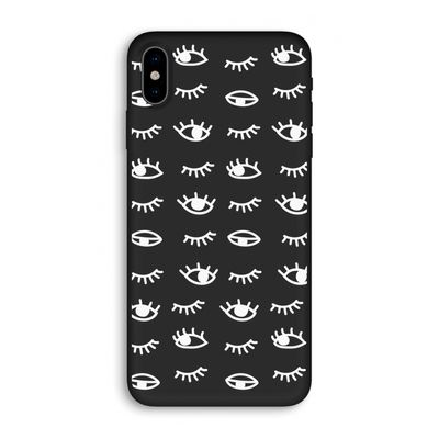 Eye pattern #3: iPhone X Biologisch afbreekbaar hoesje