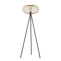 Just Light Tripod vloerlampRacoon hout - 11415-79