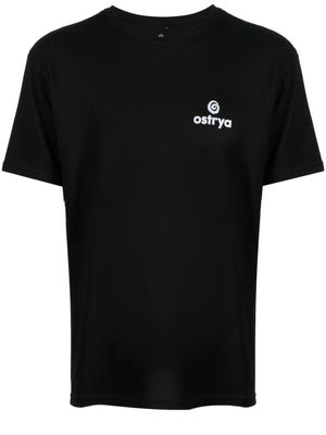 Ostrya t-shirt à logo imprimé - Noir